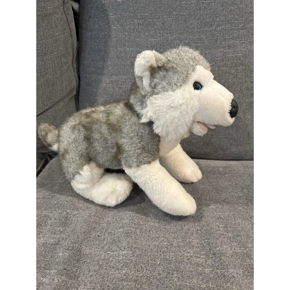 Build A Bear Vintage Siberian Husky 18" Plush Sled Dog Wolf Stuffed Animal Puppy